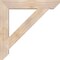 Ekena Millwork Traditional Slat Smooth Bracket, Douglas Fir, 5 1/2"W x 38"D x 38"H BKT06X38X38TRA06SDF - alternate 2